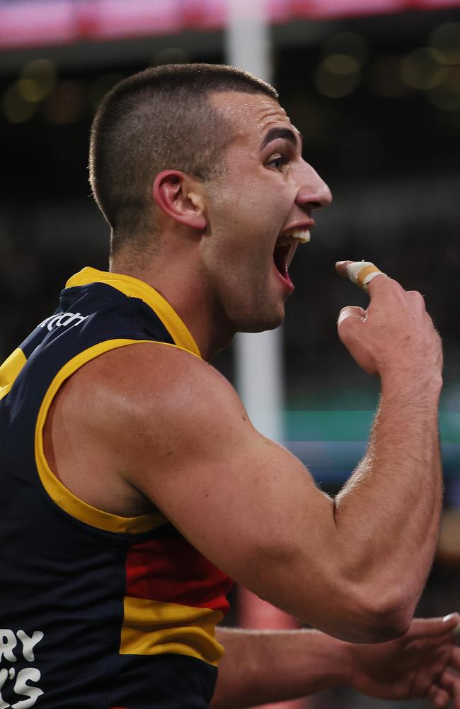 Josh Rachele went at Port Adelaide fains again. Picture: James Elsby/AFL Photos