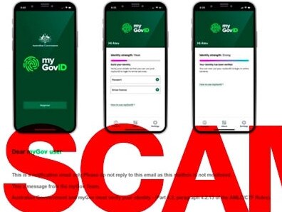 The Australian Taxation Office is warning Australians to be on the lookout for phishing emails that appear to be from “myGov” designed to steal people’s personal information. Picture: ATO