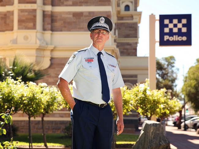 Detective Inspector Paul Albury covers the Broken Hill area, which had 160 domestic violence incidents recorded in the year to December 2016.