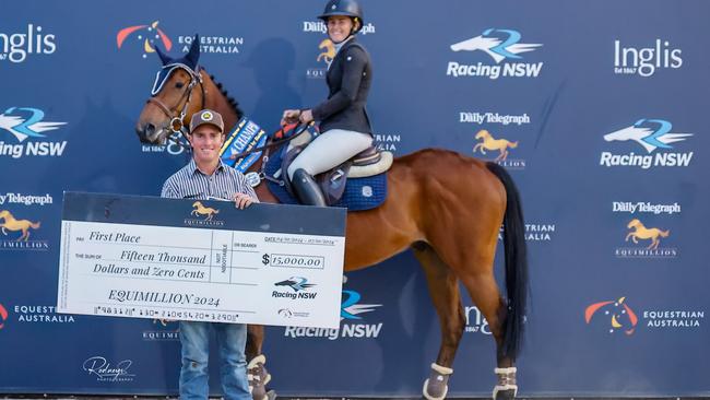 Alison Ostenfield took a bet on Stan and they won the New Star prize of $15,000 in Racing NSW’s Equimillion competition.