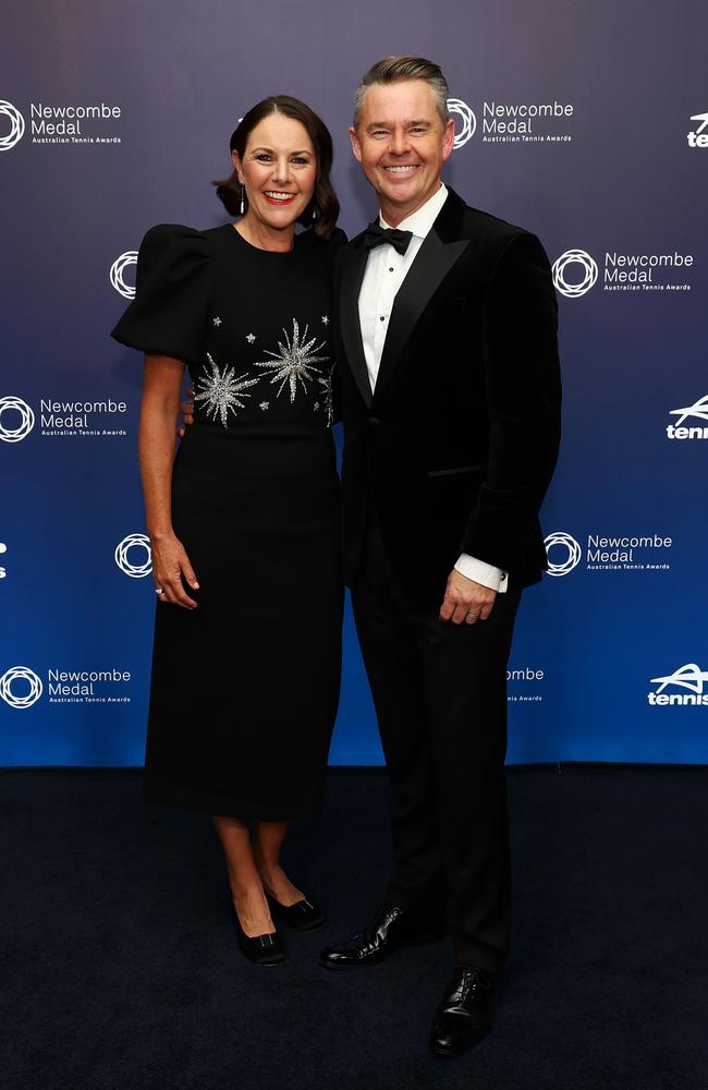 Todd Woodbridge and Natasha Provis. Picture: Getty