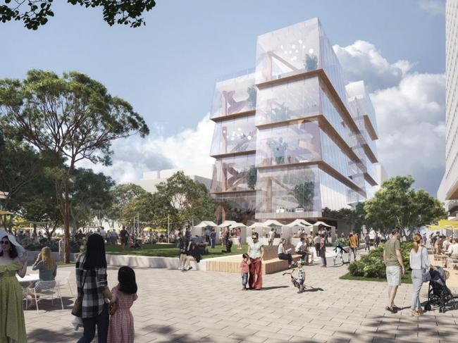 A concept plan of the Macquarie Park development.