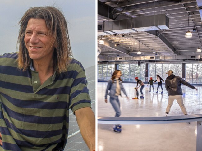 Dr Jerry Schwartz has opened up Blue Mountains Ice Skating Rink