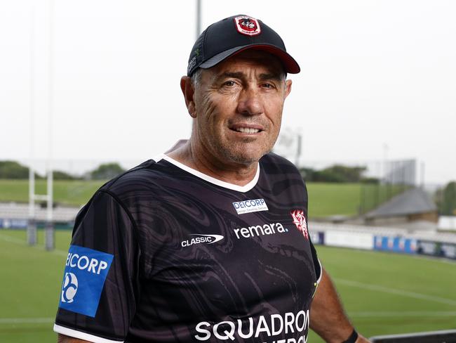 DAILY TELEGRAPH 14TH FEBRUARY 2025Pictured at Kogarah Oval in Carlton is St. George Illawarra Dragons NRL team coach Shane Flanagan. Picture: Richard Dobson