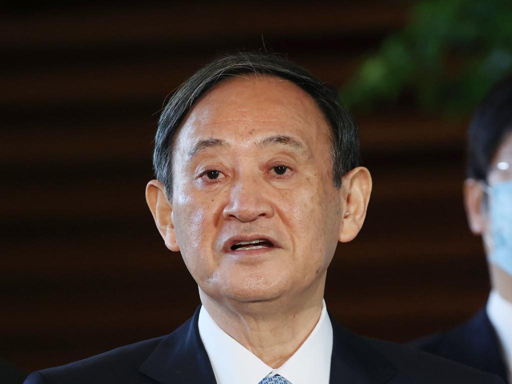 New Prime Minister Yoshihide Suga is expected to confirm support for the deal. Picture: STR / JIJI PRESS / AFP