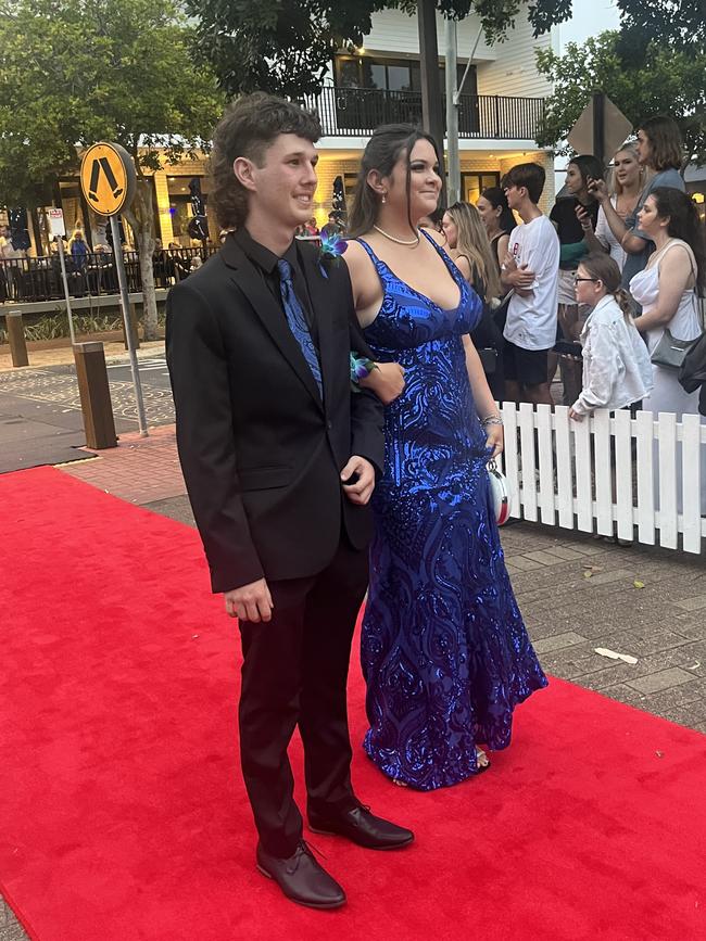 The students of Urangan State High School arrive at their formal.