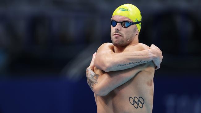 Kyle Chalmers of Team Australia is through to the final of the Men's 100m Freestyle. Picture: Al Bello/Getty Images