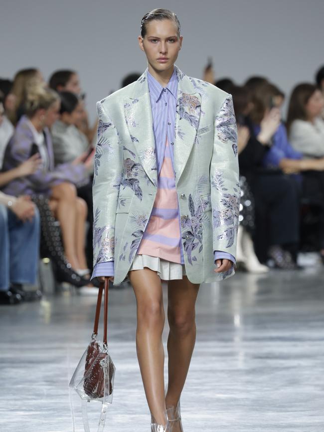 A model walks the runway during the Rabanne Womenswear Spring-Summer 2025 show as part of Paris Fashion Week. Picture: Getty Images