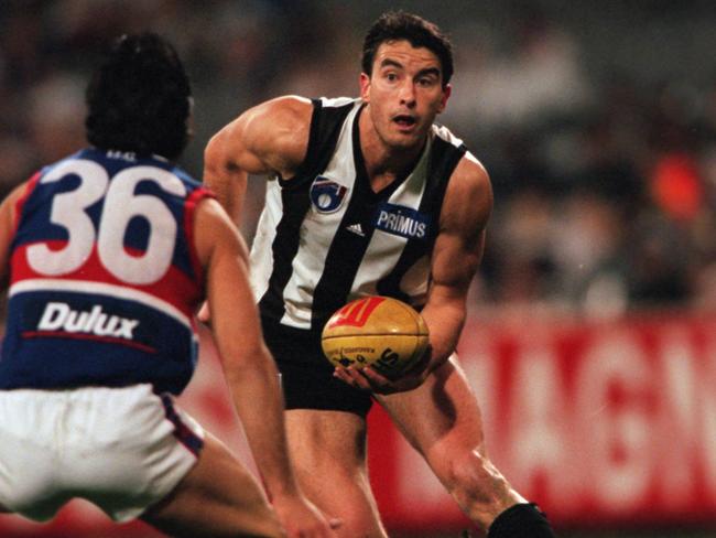 Andrew Schauble only played school football before playing for Collingwood.