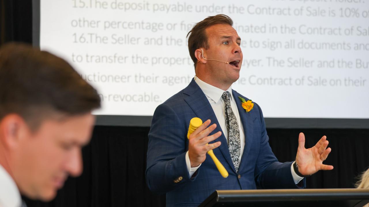 Ray White Maroochydore director and auctioneer Dan Sowden. Picture: Ray White