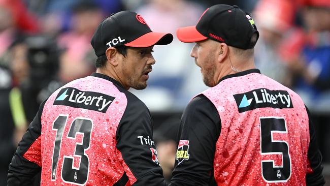 Melbourne Renegades international Quinton de Kock (L). Picture: Getty Images