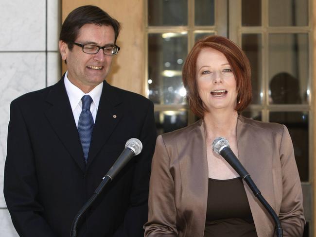 Job could have been his: Julia Gillard offered to support Greg Combet as leader.