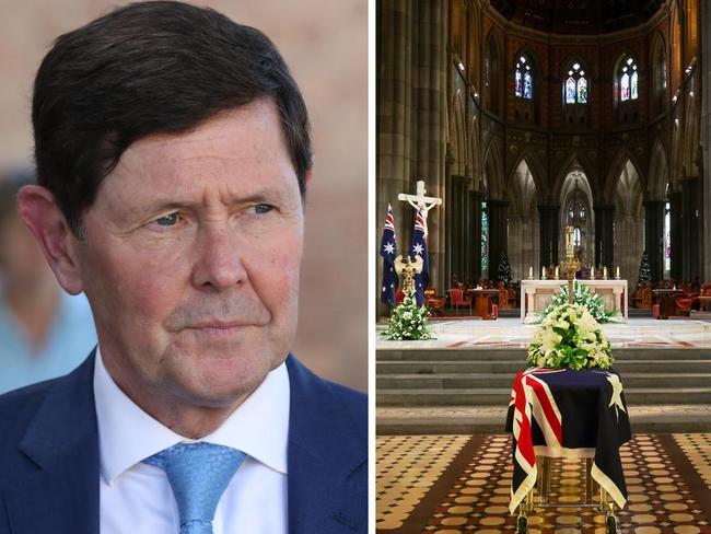 Crowds of mourners have farewelled long-serving Liberal MP Kevin Andrews after his death at the age of 69.