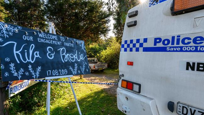 Police were called to a Mona Vale property close to the location of an engagement party. Picture: Monique Harmer