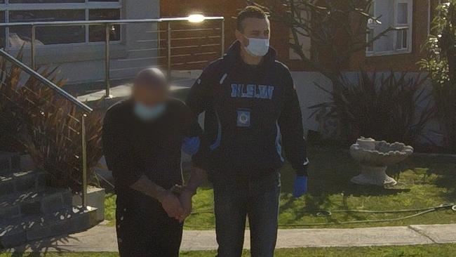 The pair were arrested from a home in Primbee. Picture: NSW Police