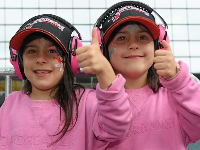 Young racing fans during the ITM Taupo Super400, in Taupo, New Zealand. Picture: Kerry Marshall/Getty Images