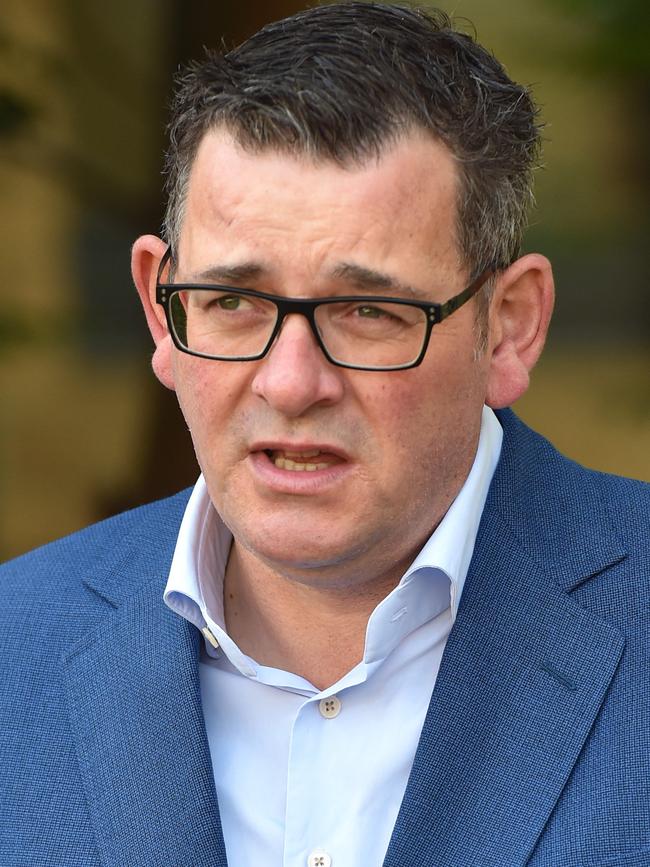 Daniel Andrews is waiting on federal government advice on TikTok. Picture: Nicki Connolly