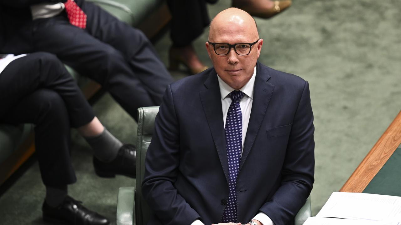 Peter Dutton said he backed Mr Albanese’s visit, stating he still wanted China to be a strong trading partner in the future. Picture: NCA NewsWire / Martin Ollman