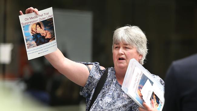 Reactions outside the County Court. Picture: Getty