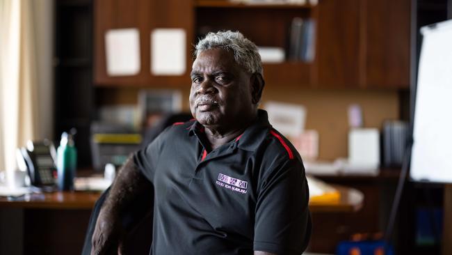 Member for Mulka Yingiya Mark Guyula has been calling for educational reform in the Northern Territory since being elected in 2016. Picture: Helen Orr