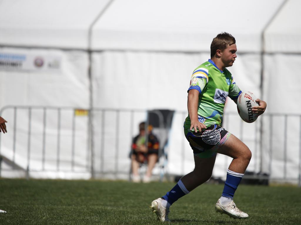 Koori Knockout - Day 4 Boys 13s GF La Perouse Panthers v Queanbeyan Kanberri Connection Monday, 7 October 2024 Hereford St, Bathurst NSW 2795, Australia, Picture Warren Gannon Photography