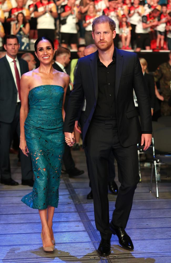 Meghan and Harry at the Invictus Games in Dusseldorf, Germany, which came to an end on September 16. Picture: Chris Jackson/Getty Images for the Invictus Games Foundation