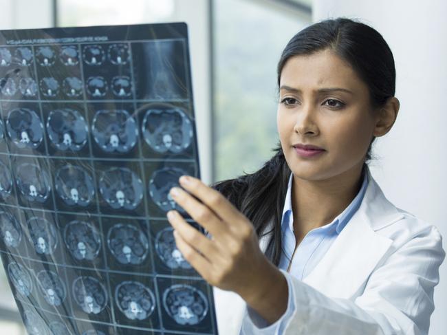 Generic photo in hospital - doctor looking at an xray (x-ray).  Picture: iStock