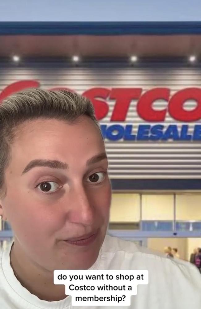 An Aussie shopper has revealed a little-known hack to avoid the $60 Costco membership fee. Picture: TikTok/@littlebirdie_toldme