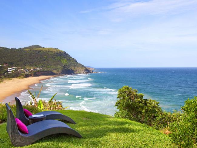 View of nearby beach from home at 17 Killaroo Avenue in Stanwell Park near Wollongong.