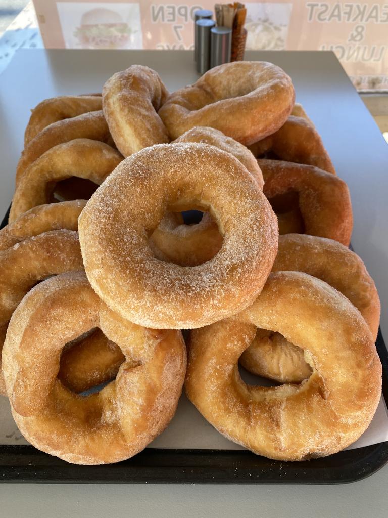 Cinnamon donuts at the Master of Bread. Picture: Supplied