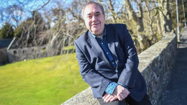 Alex Salmond in Strichen, Scotland, on Saturday. Picture: Getty Images