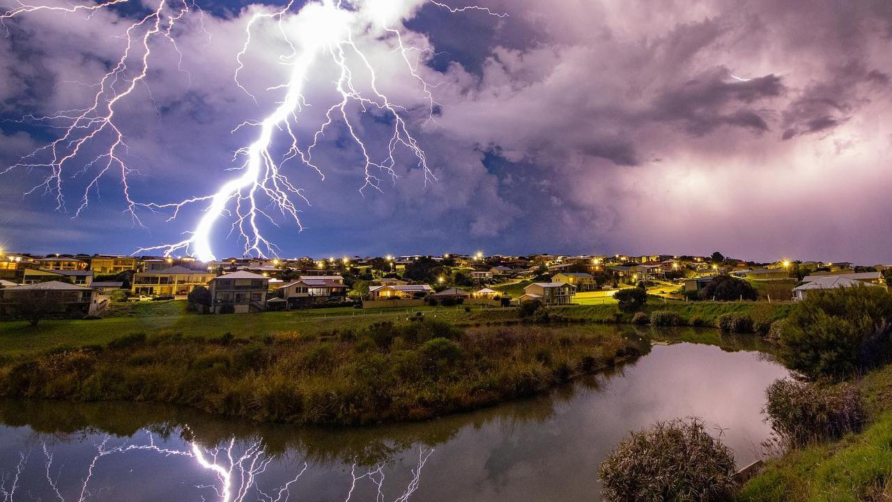 Adelaide storm at Encounter Bay. Picture: Stuart Daddow Photography