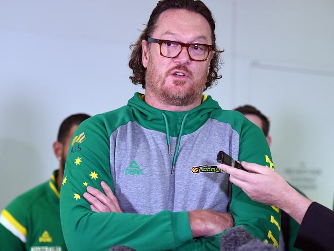 Luc Longley, assistant coach of the Boomers.