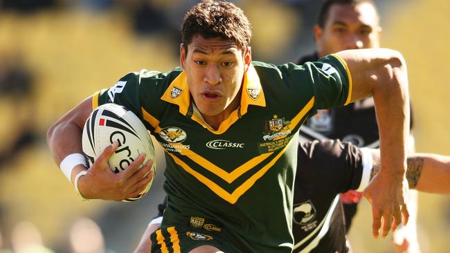 Israel Folau played eight Tests for the Kangaroos. Picture: Brett Costello