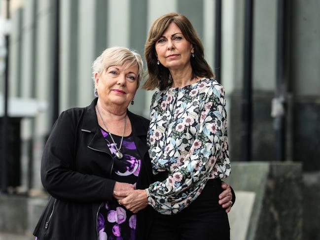 Sisters Elke Hall and Diana Walton. Picture: Zak Simmonds