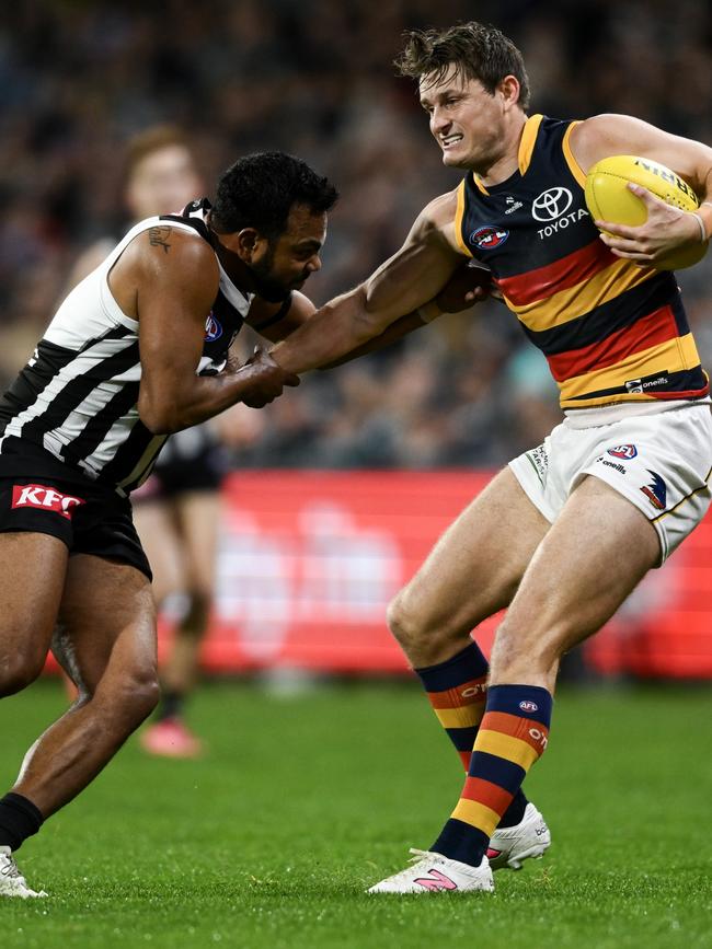 Willie Rioli of the Power was subjected to racist social media posts. Picture: Mark Brake/Getty Images