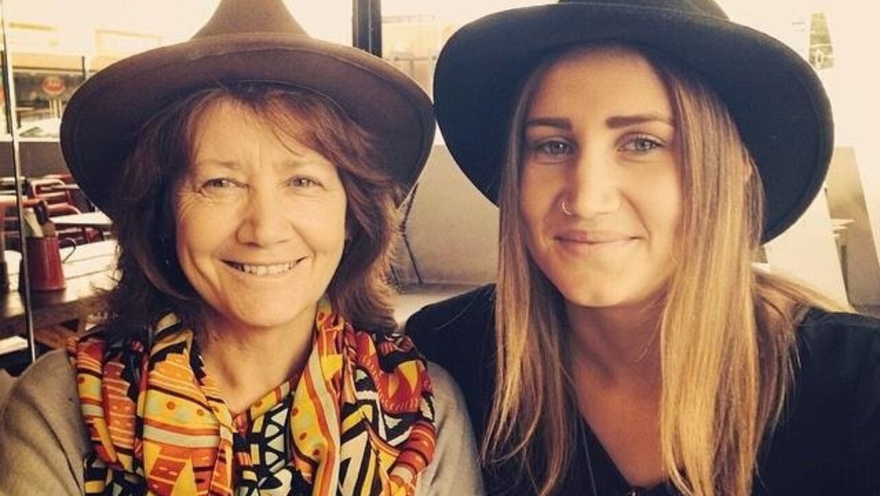 Bree Tomasel with her mum, Dianne.