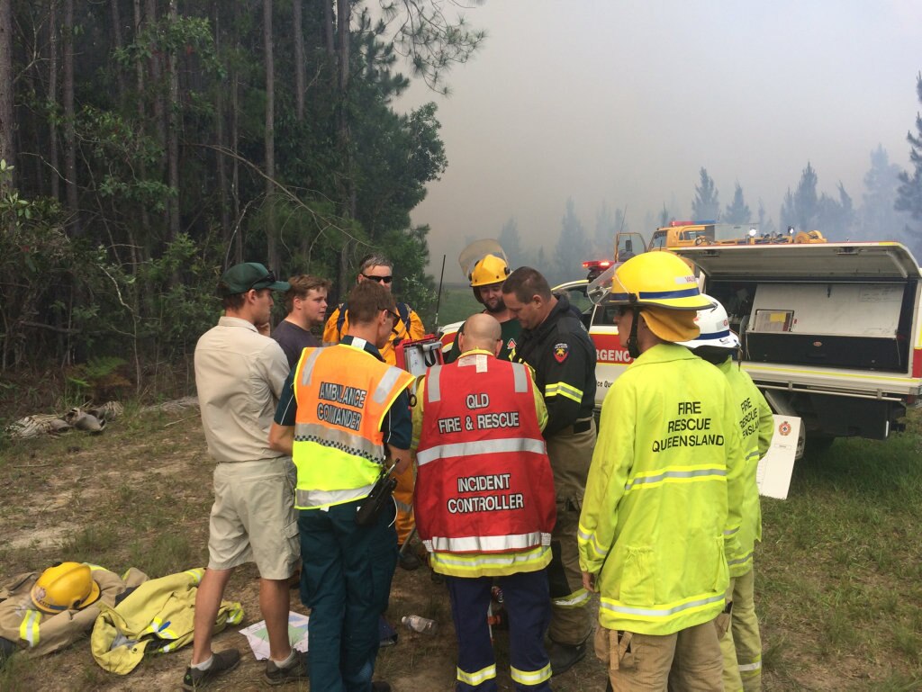 Beerwah Bushfire The Courier Mail 7232