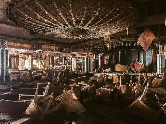 Eerie photos of the Costa Concordia that sank in 2012. Picture: Jonathan Danko Kielkowski