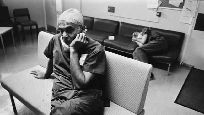 Magdi Yacoub on the day of his 1000th heart transplant in 1989. Picture: Ros Drinkwater/The Times