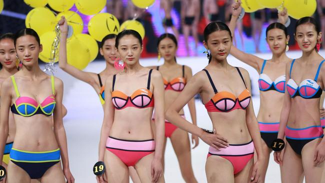 Just over ten years ago, there were no Chinese supermodels. Picture: AFP