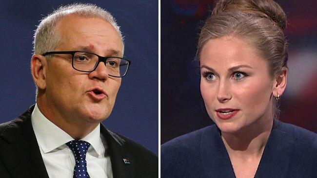 Grace Tame has continued her attacks on Scott Morrison.