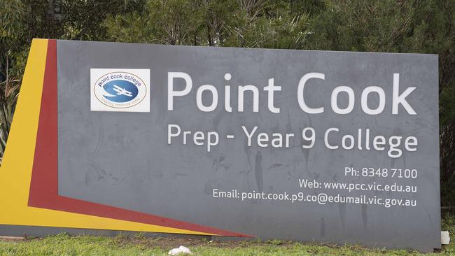 Parents at Point Cook P-9 College are calling on the school to change its extreme heat policy. Picture: Ellen Smith