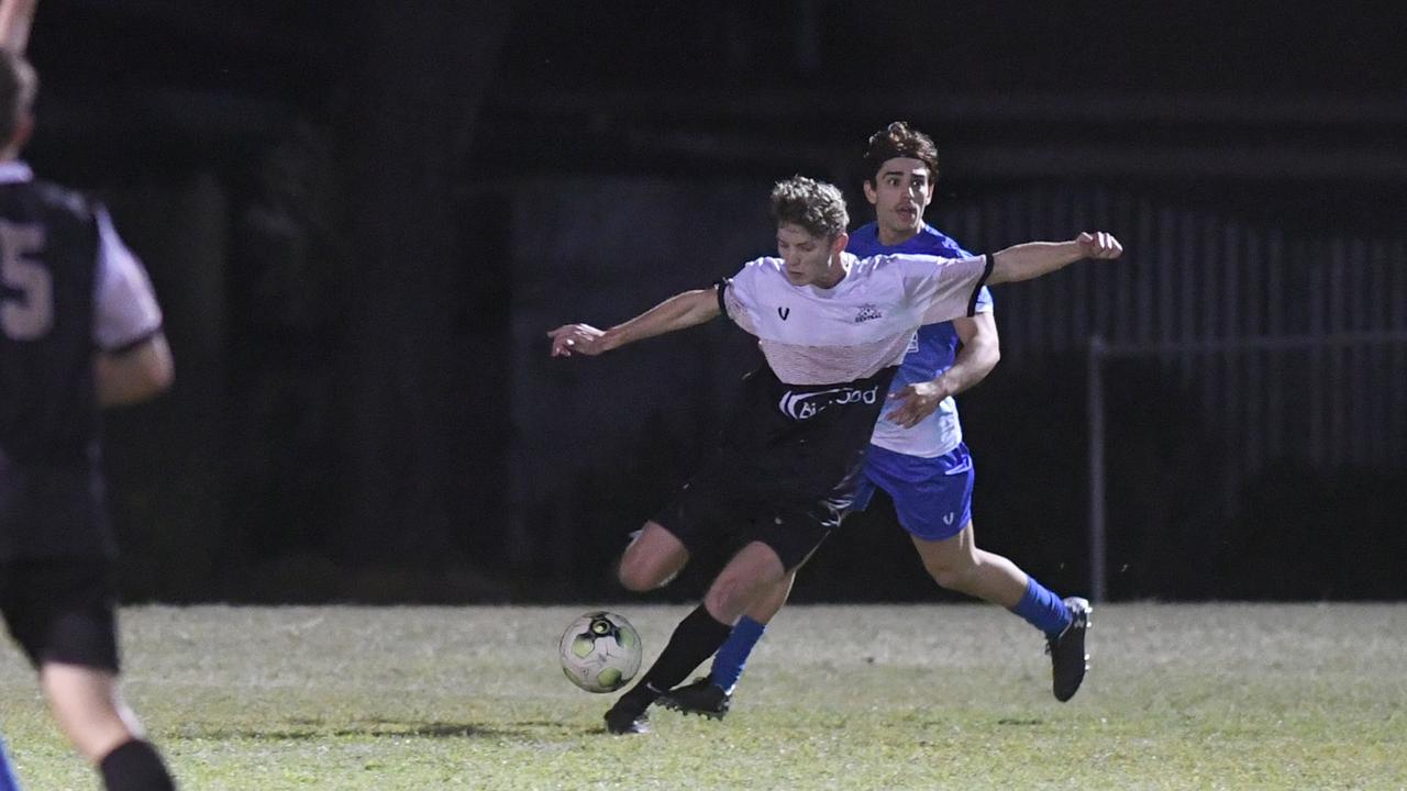 FOOTBALL CQ Premier League: Central's Dylan Clark with the ball