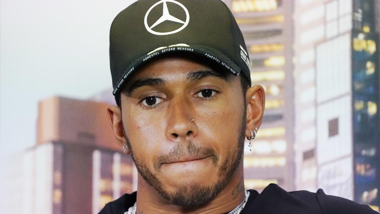 Lewis Hamilton admitted he questioned whether he would continue in the F1 during coronavirus. (AAP Image/Michael Dodge)