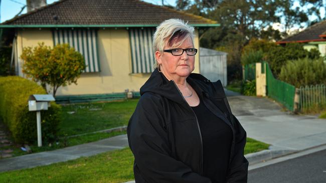 Doveton resident Jenny Davis has defended her suburb which she says has become quieter and calmer in the past few decades. Picture: Martin Reddy.