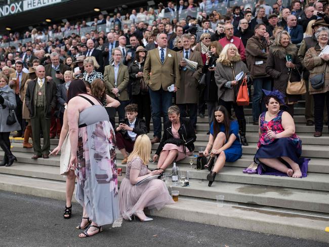 It’s a long day on your feet. AFP PHOTO / OLI SCARFF