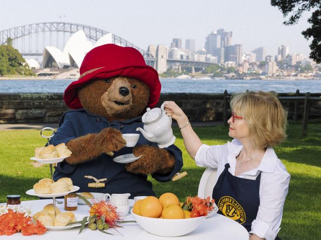 Paddington has a high tea – complete with marmalade scone sandwiches – with Sydney City CWA branch president Alicia Kell.