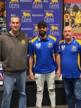 Taylors Lakes have signed Rachrache in a major boost. Photo: Facebook.