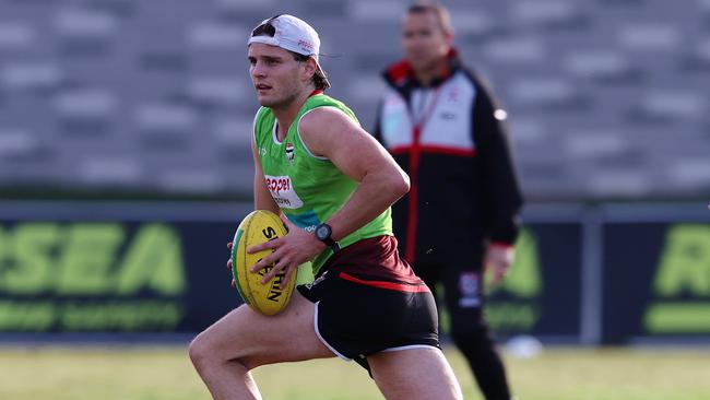 Hunter Clark was one of St Kilda’s best in its victory over Port Adelaide.